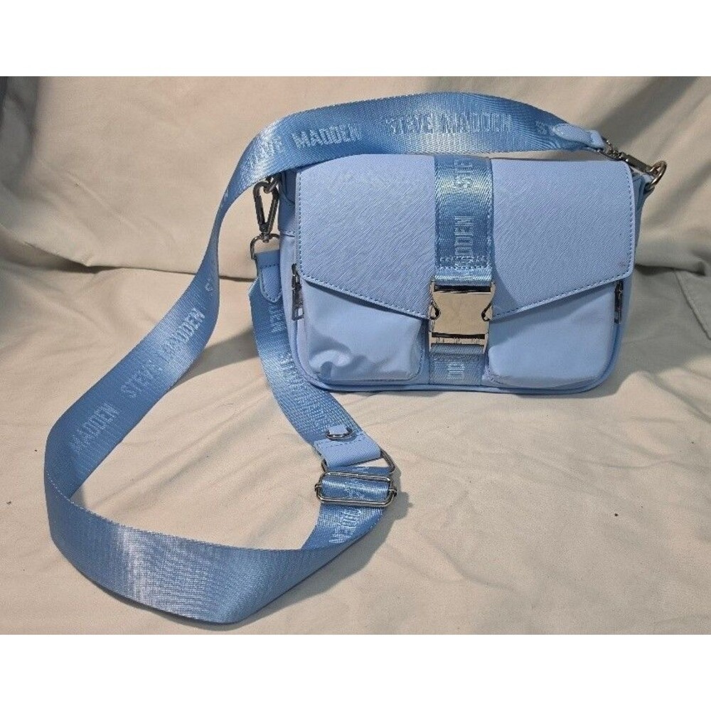 STEVE MADDEN Bmove Utility Messenger Bag Blue